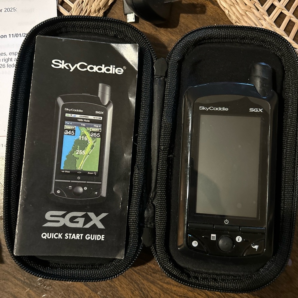 SGX Black GPS Golf Rangefinder